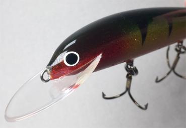 Matala Wobbler, Länge: 18 cm, Farbe: Barsch 031, schwimmend, von Suomen Uistin The Finnish Lure Company (Jarmo Rapala)